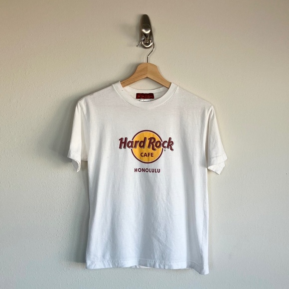 Hard Rock Cafe Other - Hard Rock Cafe Honolulu White Kids Tee Size Medium